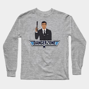 Kenny Loggins Danger Zone Archer Parody Long Sleeve T-Shirt